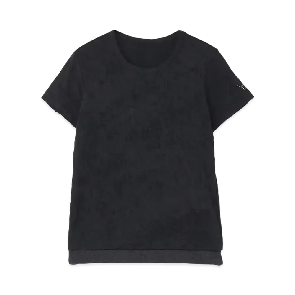 Yohji Yamamoto Y's PLAIN STITCH WRINKLE Y's STITCH T "Black"