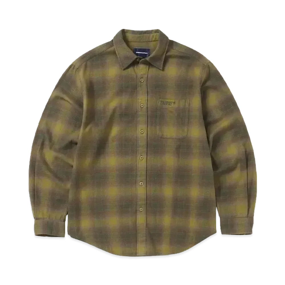 thisisneverthat Flannel Check Shirt "Olive"