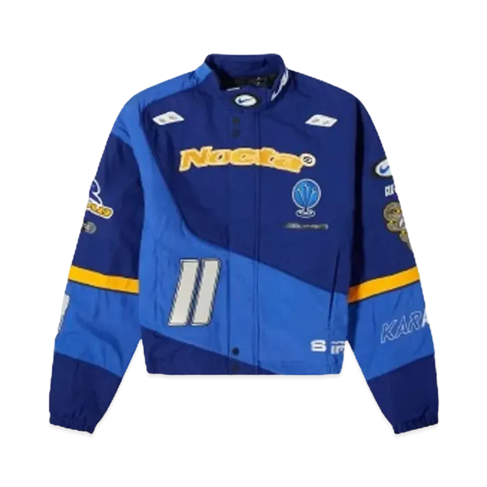Nike x Drake Nocta x KAR / L'Art de l'Automobile Racing Jacket "Deep Royal Blue & Racer Blue & Phantom"