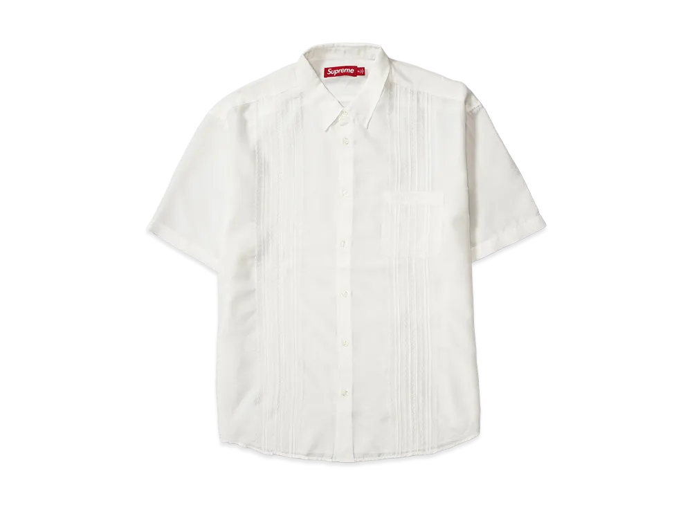 Supreme Pintuck S/S Shirt "White"