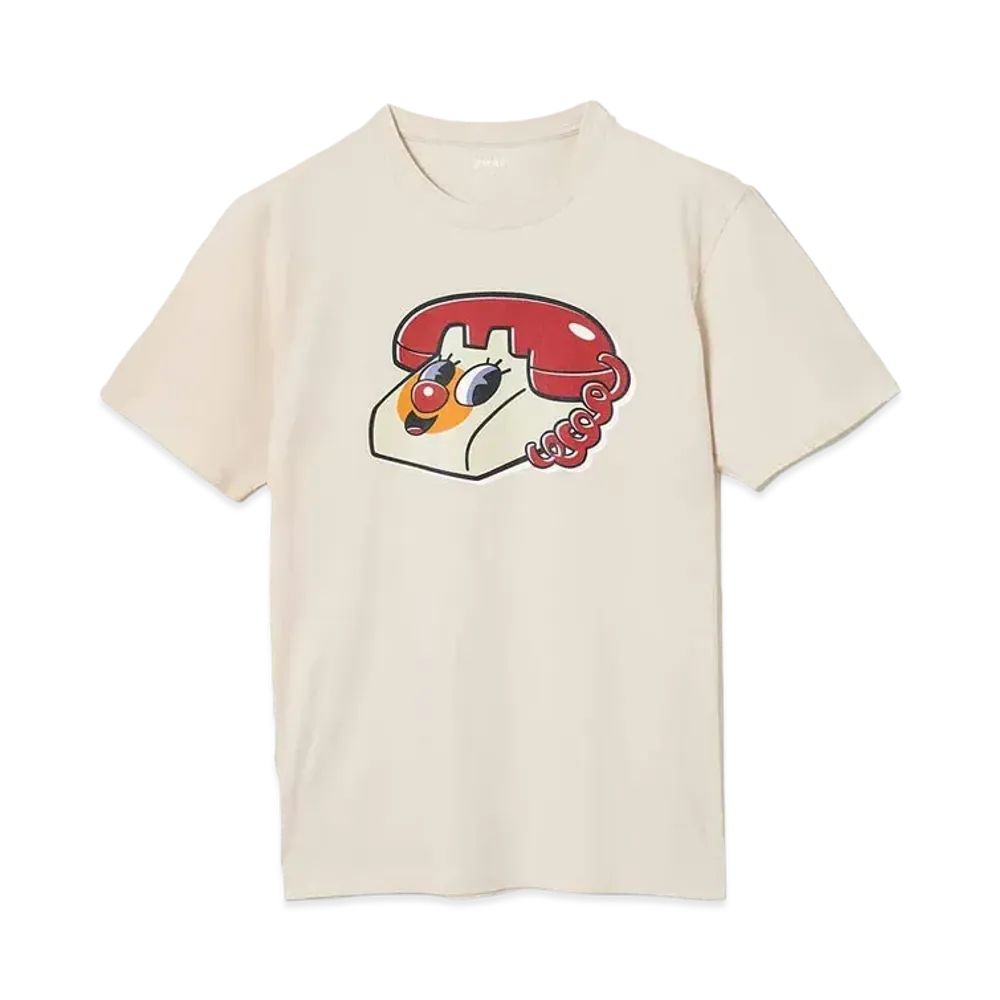 graniph x The Powerpuff Girls Hotline T-Shirts "Ice Gray"