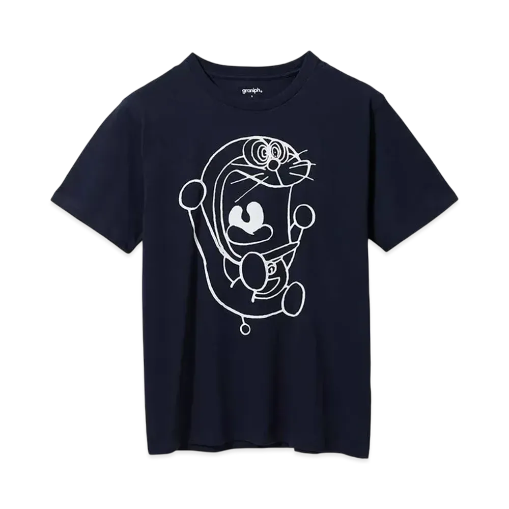 graniph x DORAEMON Panic T-Shirt "Navy"