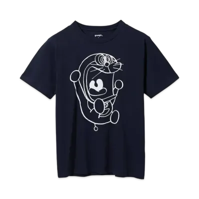 graniph x DORAEMON Panic T-Shirt "Navy"