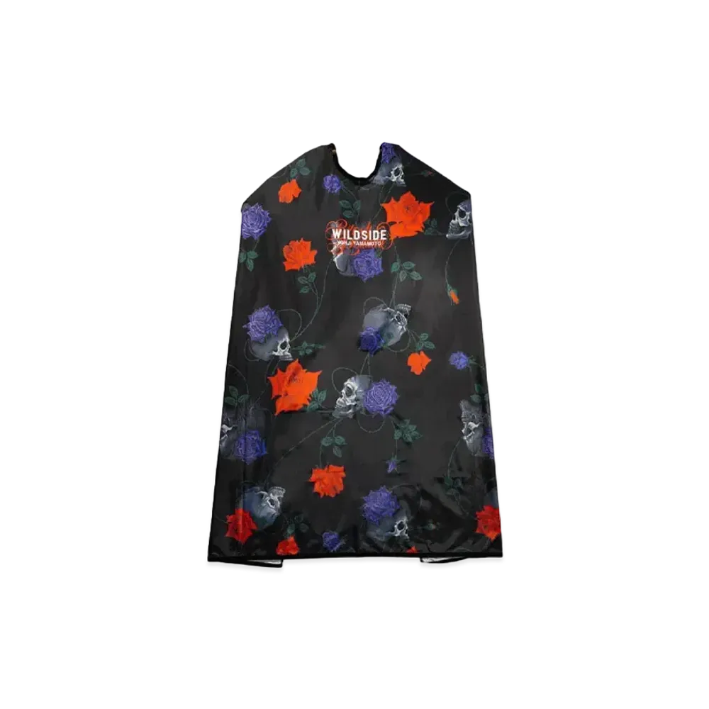 WILDSIDE Yohji Yamamoto x BROSH Cut Cloth (Skull Rose) "Black"