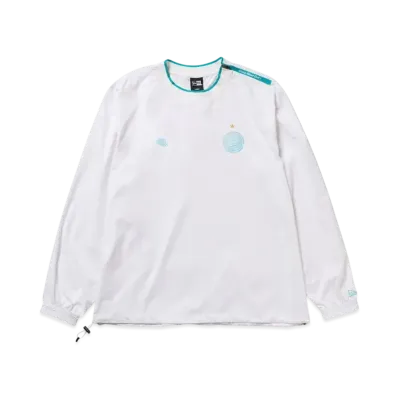 NEW ERA Golf Woven Pullover "White/Beach Kiss Blue"