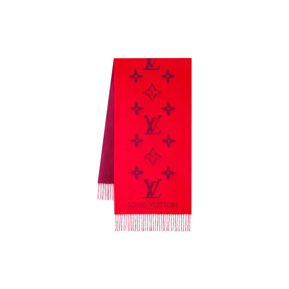 Louis Vuitton Reykjavik Scarf "Ruby"