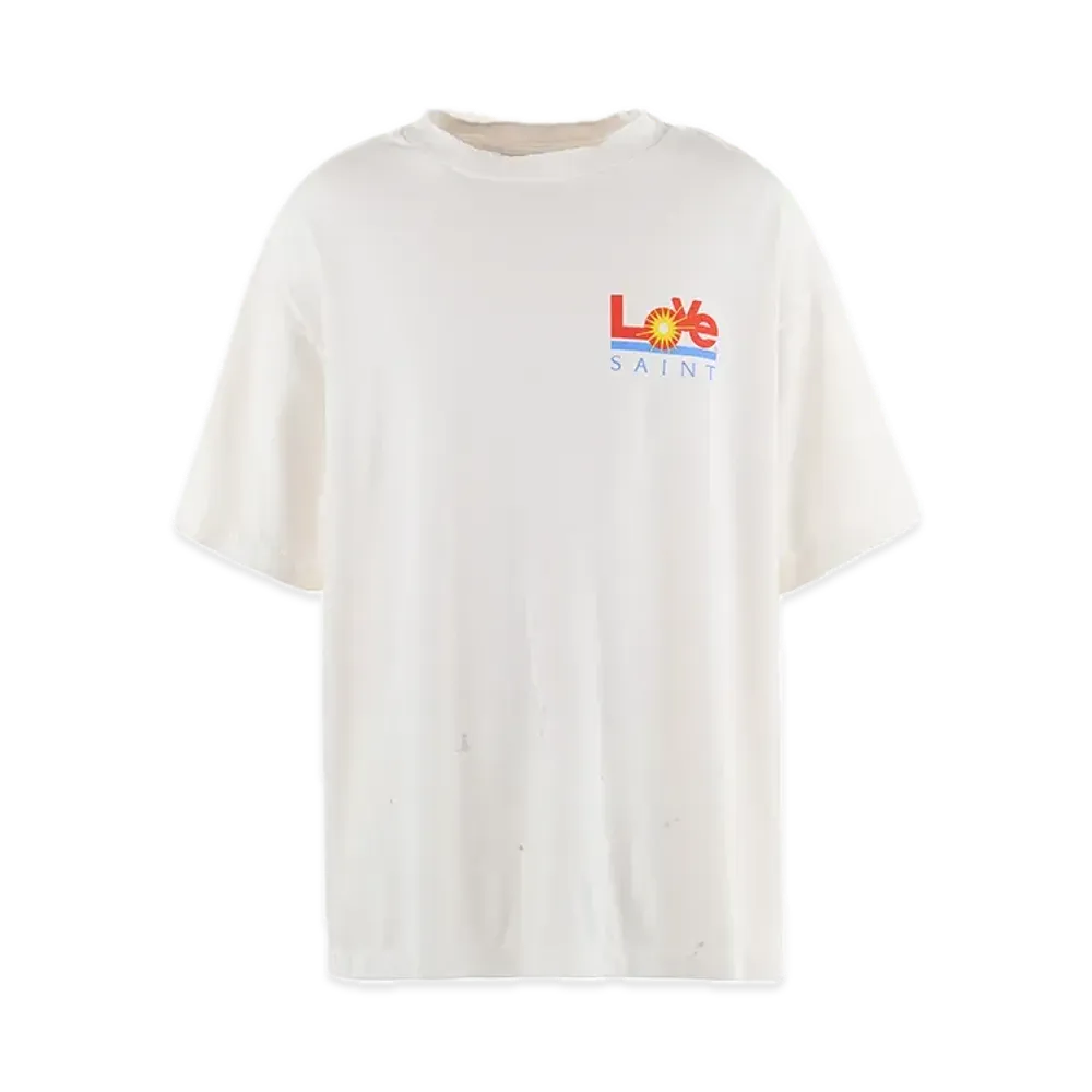 SAINT Mxxxxxx SS Tee_Love "White" SM-HR8-0000-024