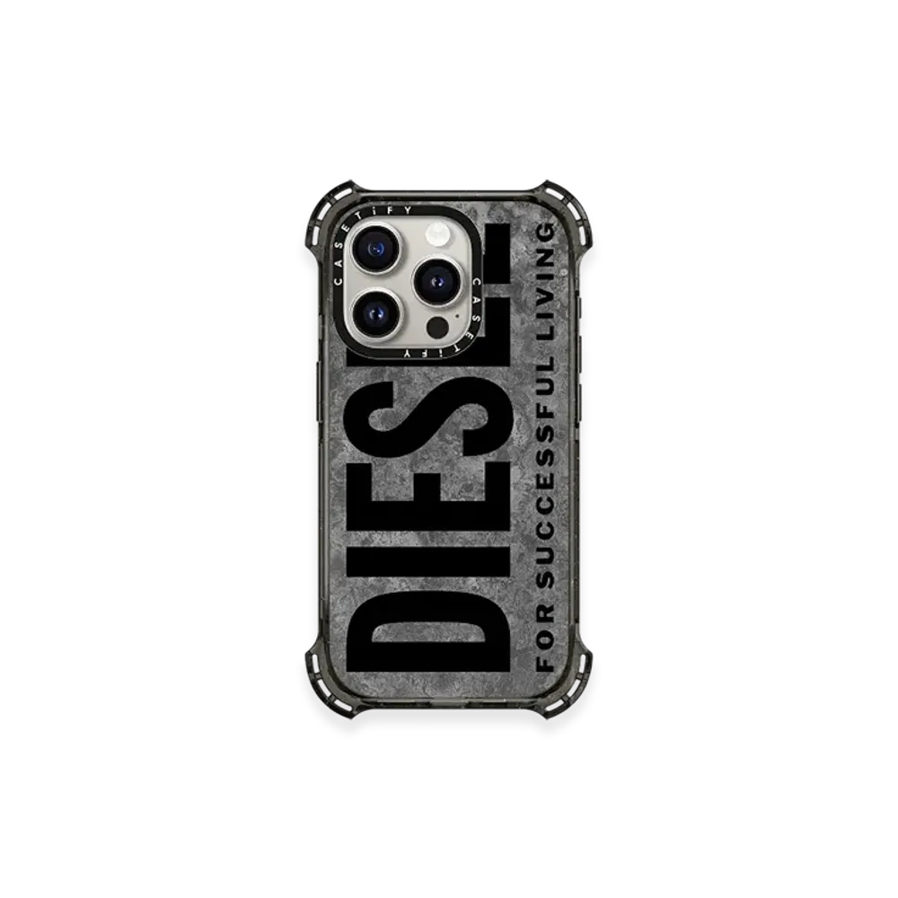 Diesel 60300 Casetify Moulded Case Iphone 15 Pro "Gray Black"