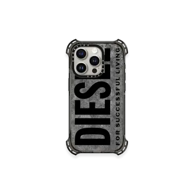 Diesel 60300 Casetify Moulded Case Iphone 15 Pro "Gray Black"