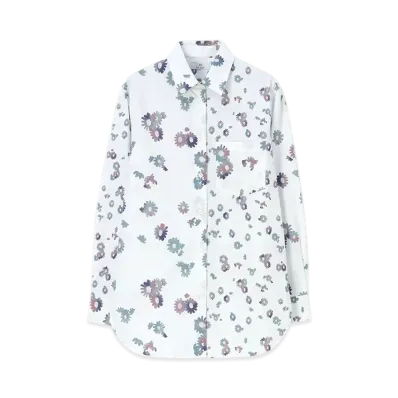 Paul Smith Women's Chamomile Floral Mixed Shirt "White"