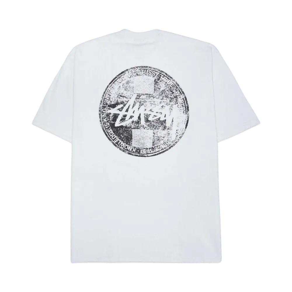 Stussy Dot Stamp Tee "Fog"