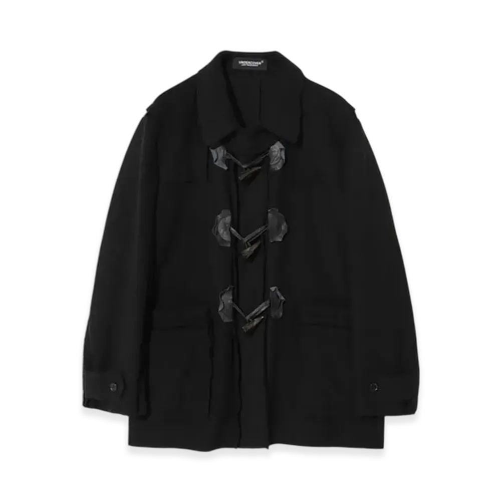 UNDERCOVER Wool Duffle Coat "Black"