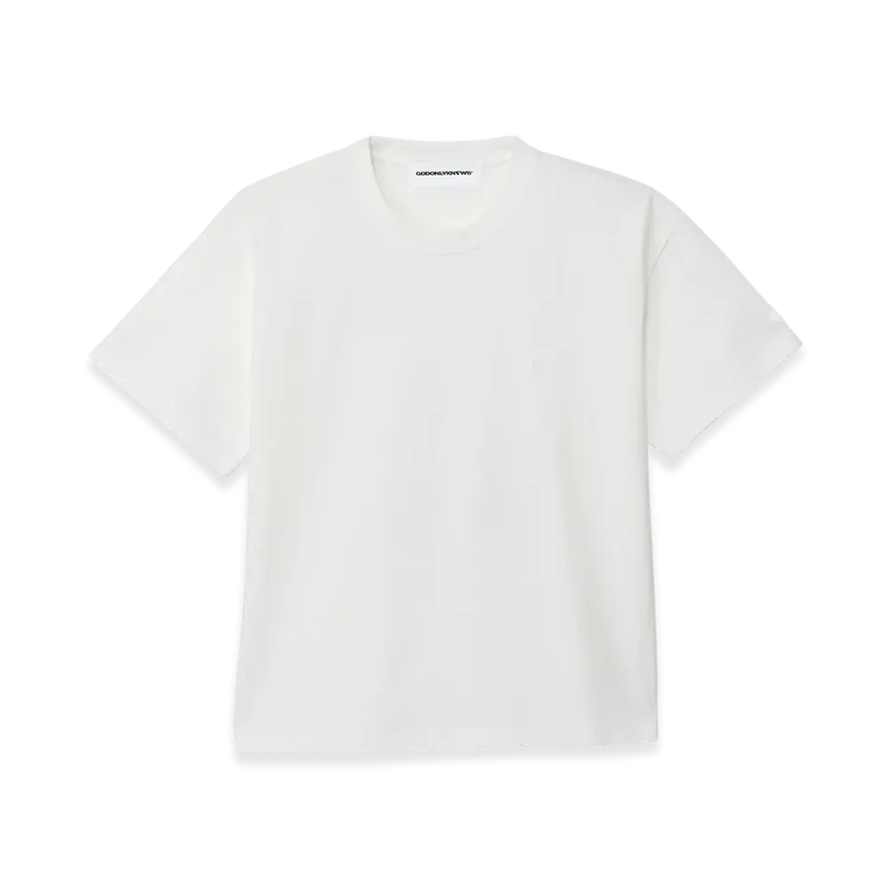 GOD ONLY KNOWS Photo Print T-Shirt "White"