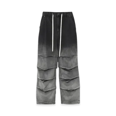 X-Girl Gradient Denim Easy Pants "Black"