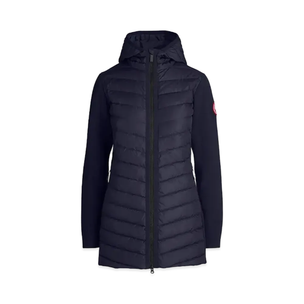 CANADA GOOSE HyBridge Knit Hooded Jacket "Navy"
