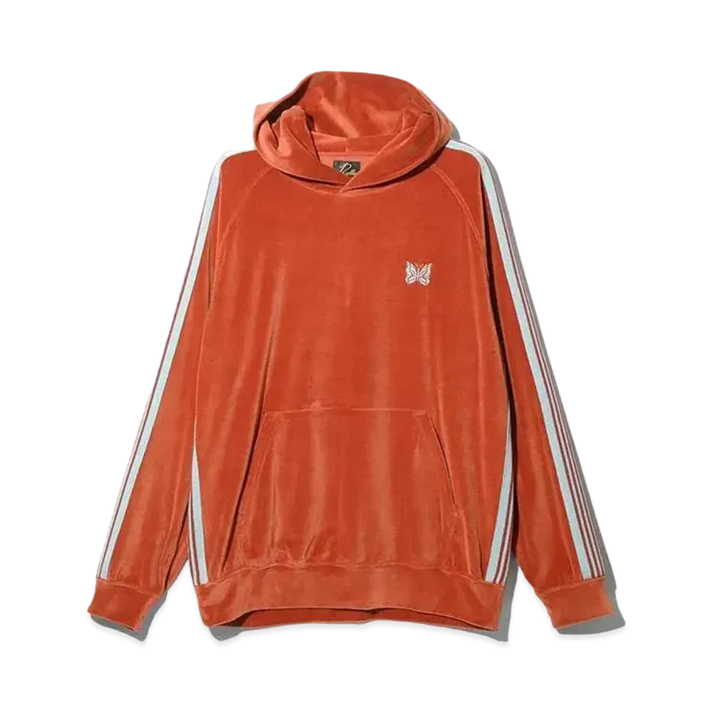 Needles Track Hoody - C/PE Velour "Orange"