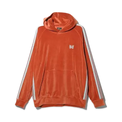 Needles Track Hoody - C/PE Velour "Orange"