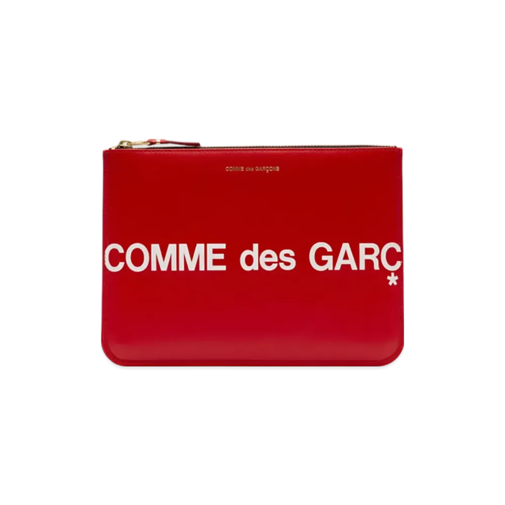 COMME des GARCONS Wallet Huge Logo "Red"