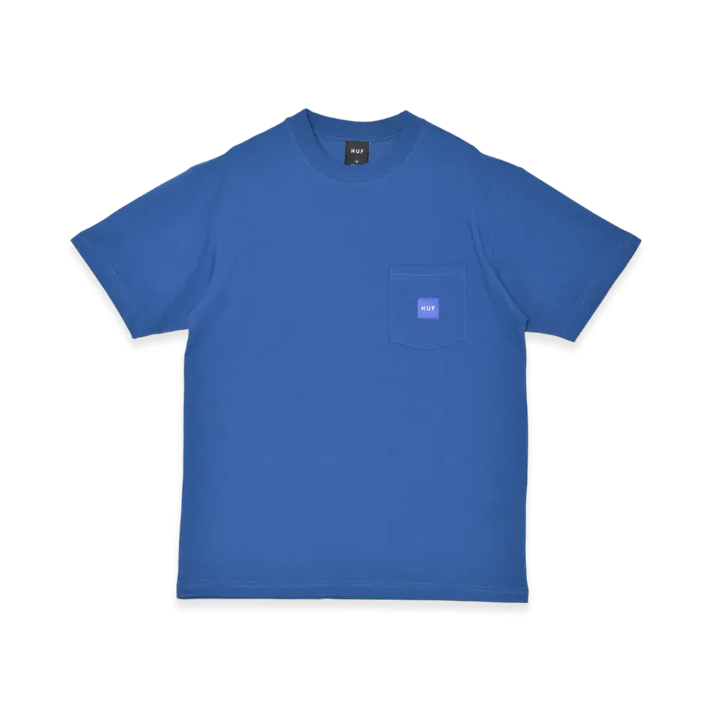 HUF Setbox Logo S/S Pocket Tee "Cobalt Blue"