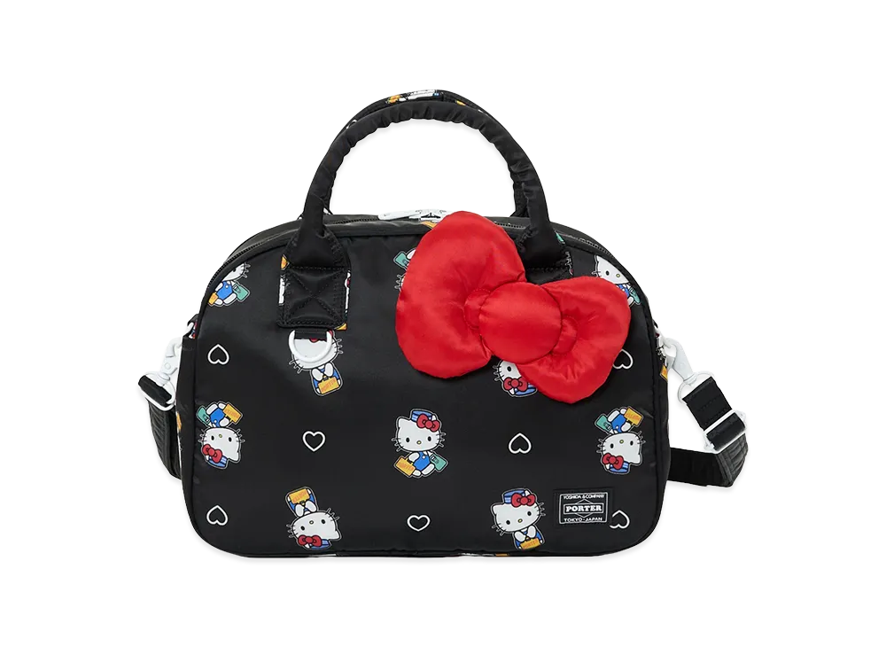 PORTER x HELLO KITTY 2Way Duffle Bag "Black"
