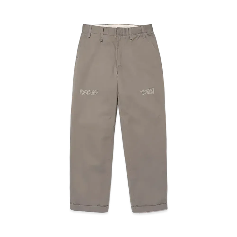 Wasted Youth Chino Pants "Gray" / VERDY