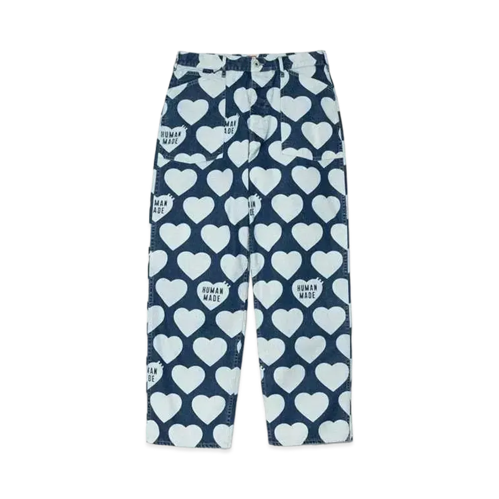 HUMAN MADE Heart Baggy Denim Pants "Indigo"