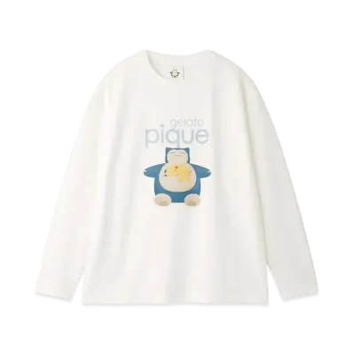 GELATO PIQUE x Pokemon Sleep Unisex Sleep One Point Long T-shirt #1 "B"