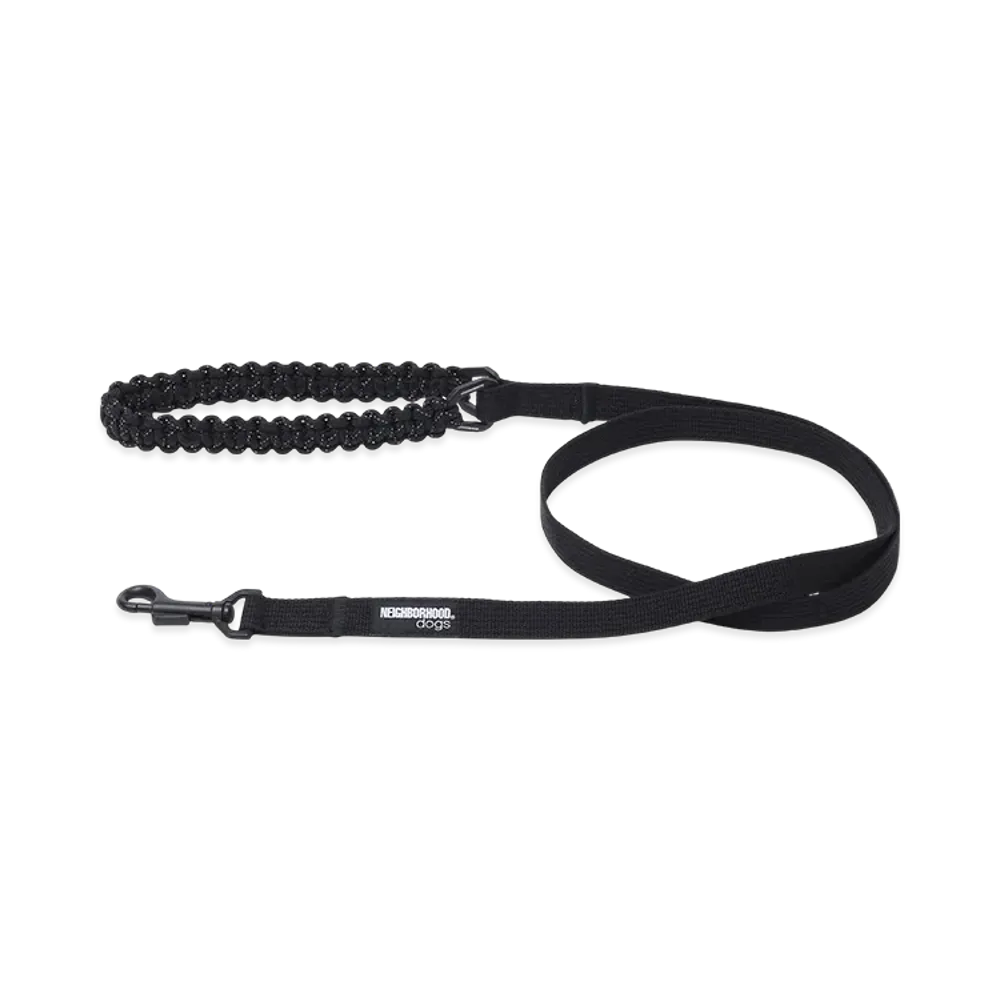 NEIGHBORHOOD Dog Leash Narrow "Black"