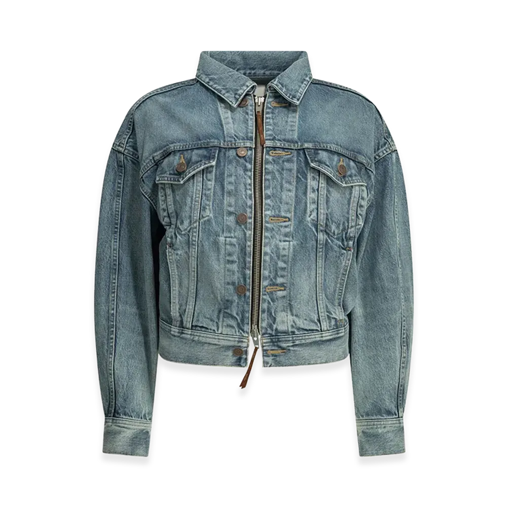 CELINE Women's Jackets & Coats "Light Blue"