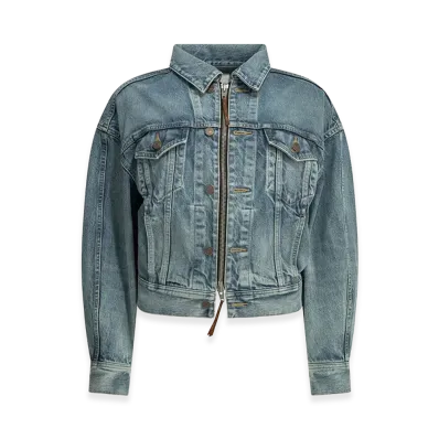 CELINE Women's Jackets & Coats "Light Blue"