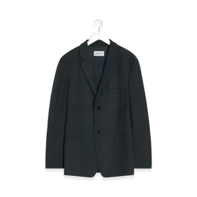 LEMAIRE Women's Single Breasted Soft Jacket "Anthracite Grey"