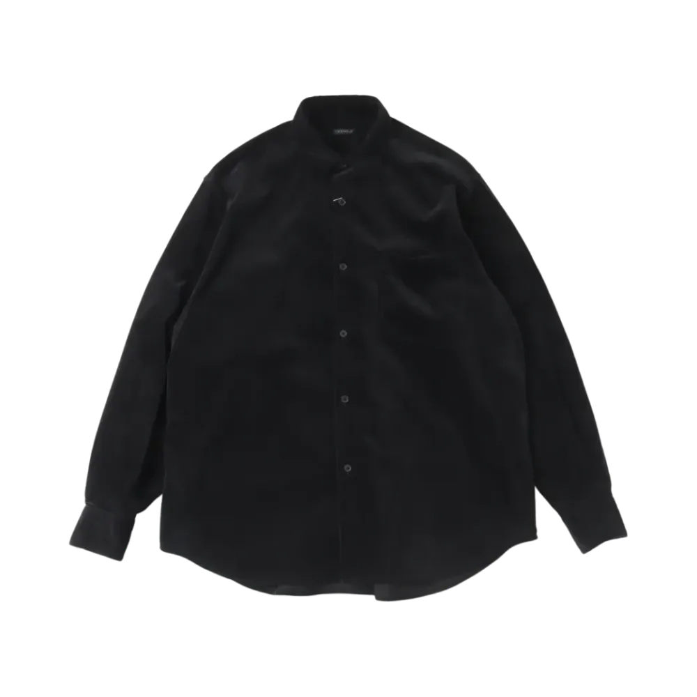 COMOLI Corduroy Shirt - 24AW "Black"