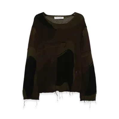 OUR LEGACY Sweater "Brown/Green"