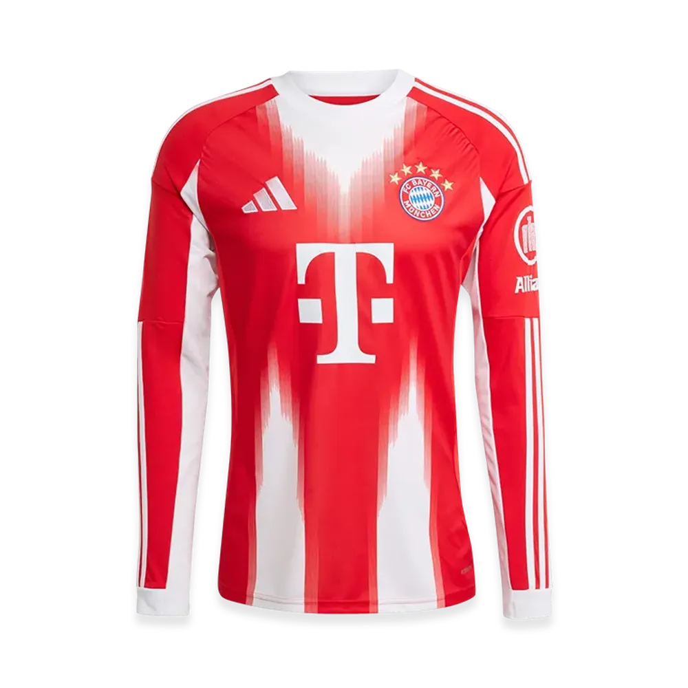 adidas FC Bayern 25/26 Long-Sleeve Home Jersey "Red"
