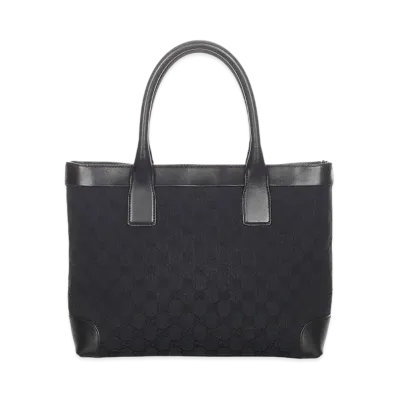 GUCCI GG Canvas Tote Bag "Black"