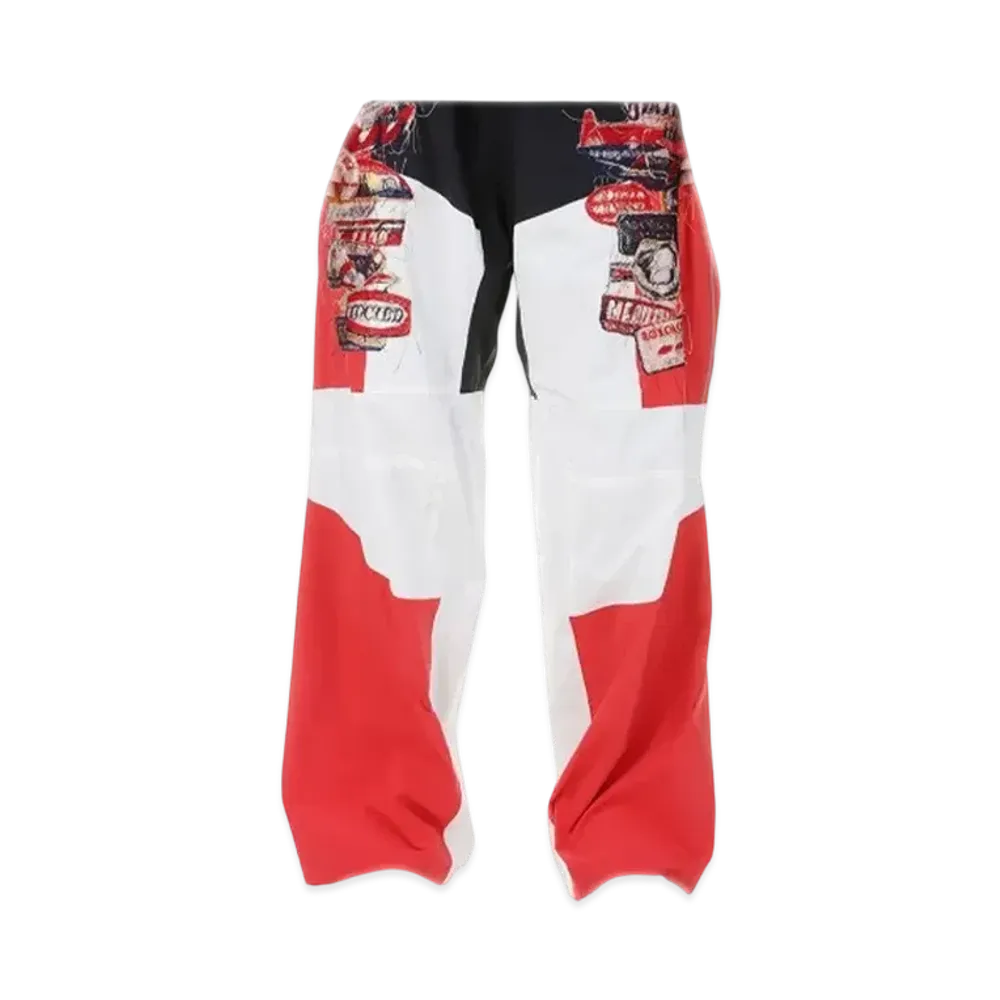 doublet A.I. Patches Embridery Track Pants "Black/Red"