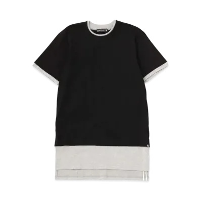 mastermind JAPAN Layered Tee "Black Top Gray"