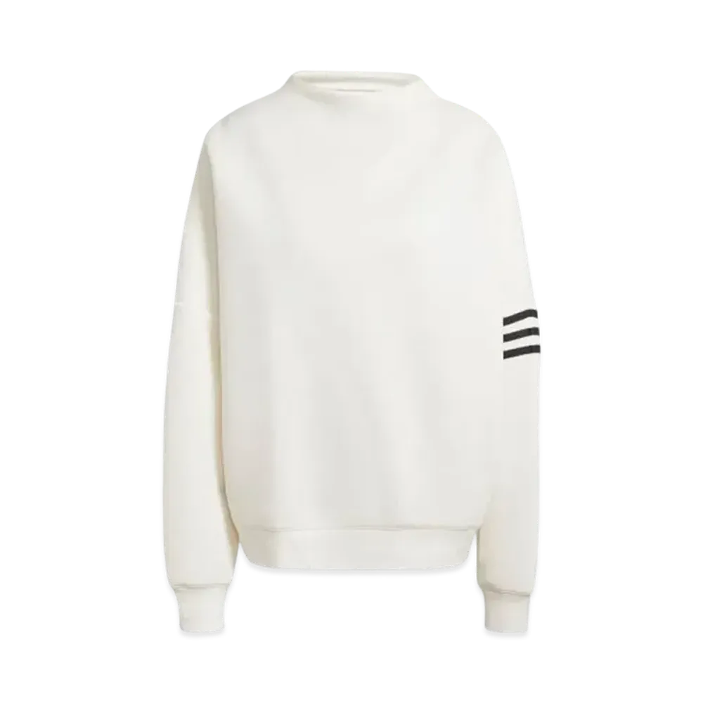 adidas Neuclassics Oversized Mockneck Sweat "Cloud White"