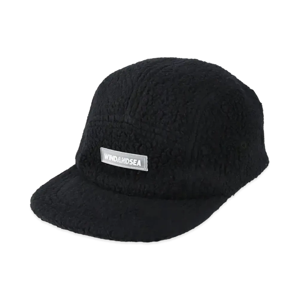 WIND AND SEA Polartec Boa Fleece Camp Cap "Black"