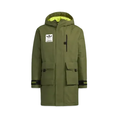 ADIDAS 2 IN 1LAYERED DOWN JACKET "Focus Olive"