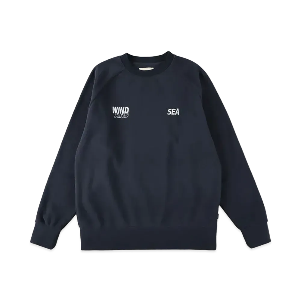 WIND AND SEA WDS-ES Polartech Fleece Raglan Crew Neck "Navy"