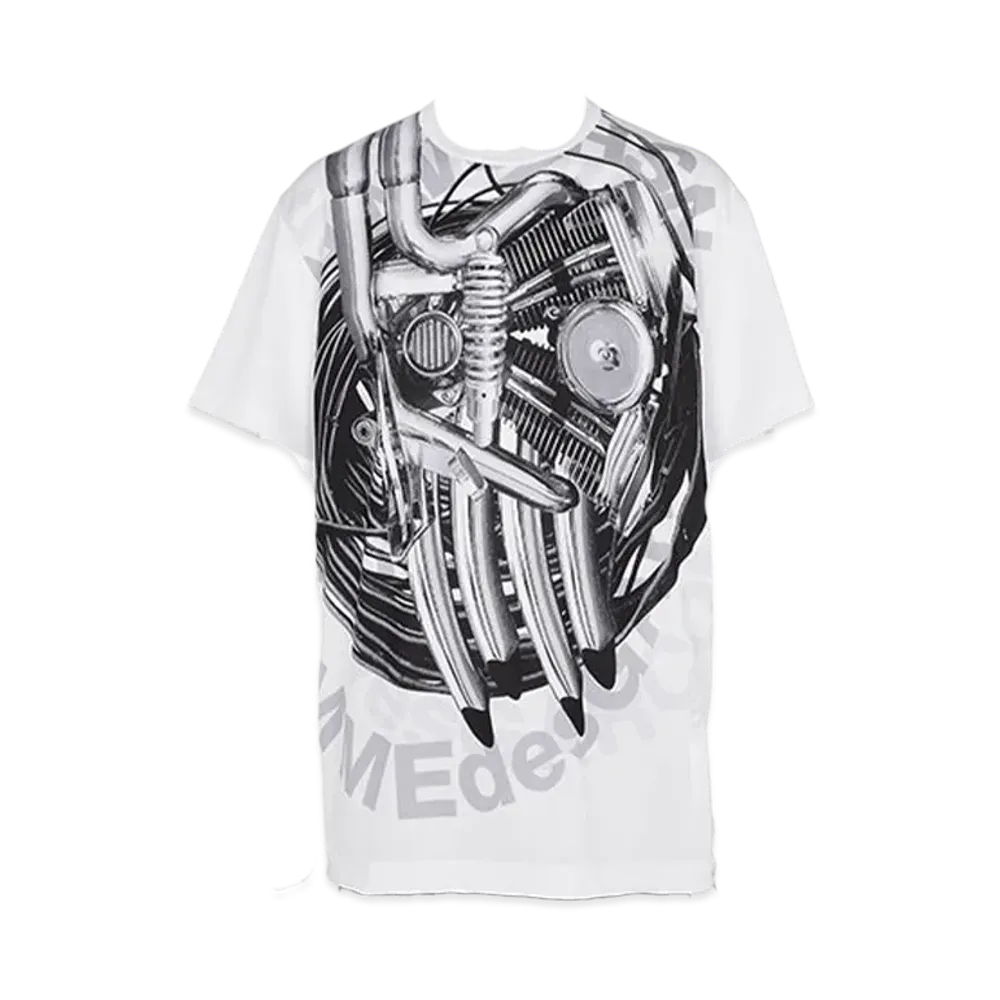 COMME des GARCONS HOMME PLUS Polyester Tee Shirt "White"