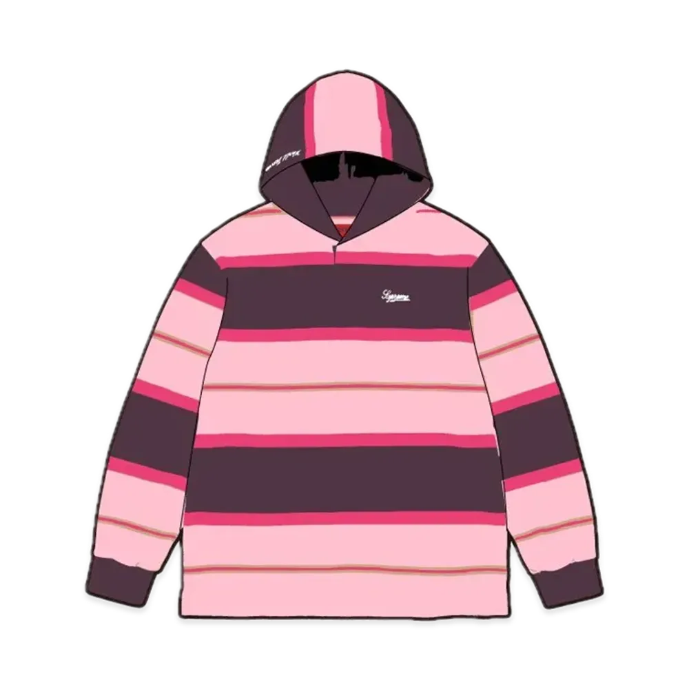 Supreme Hooded Rugby "Dark Purple"