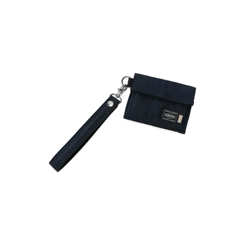 PORTER TANKER x JJJJound Wallet "Iron Blue"