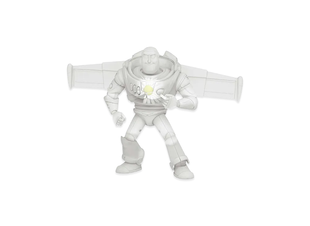 PEACEMINUSONE x Toy Story THE FIRST FAN Crystal Figure Buzz "White" / G-DRAGON