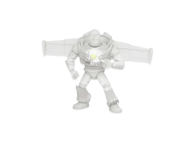 PEACEMINUSONE x Toy Story THE FIRST FAN Crystal Figure Buzz "White" / G-DRAGON