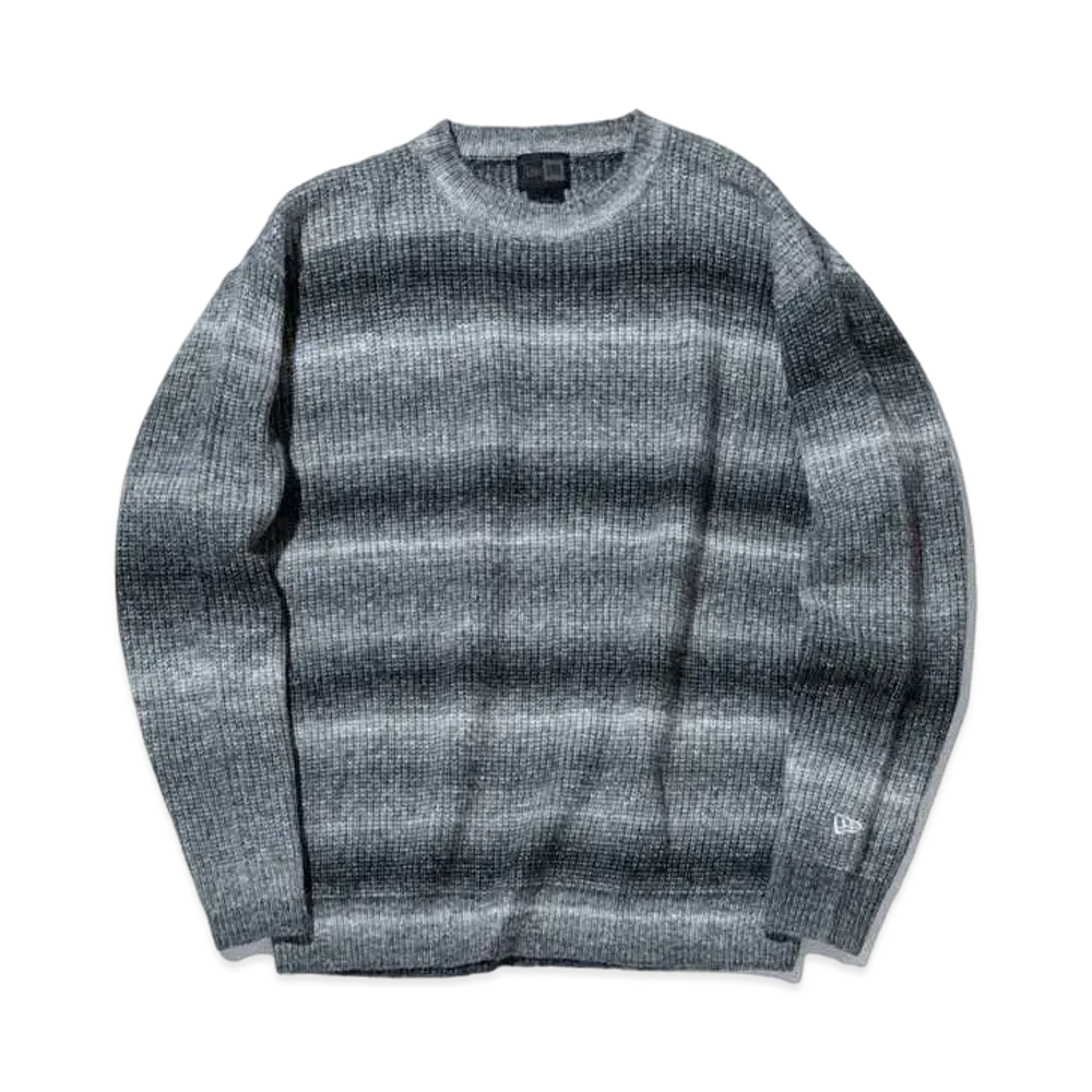 NEW ERA BLACK LABEL FW24 Fade Border Crew Neck Knit "Black"
