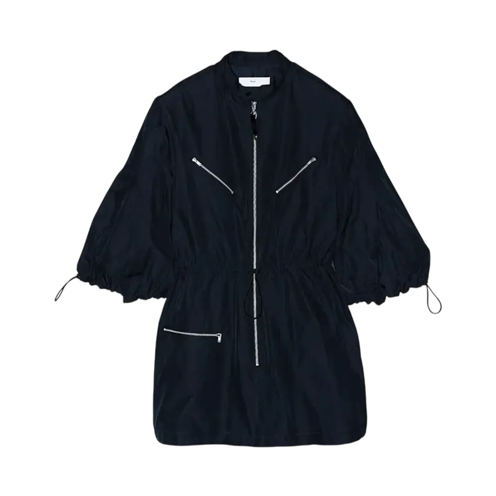 TOGA VIRILIS Memory Twill Mini Dress "Black" TP241-FH228