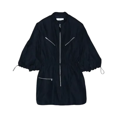 TOGA VIRILIS Memory Twill Mini Dress "Black" TP241-FH228