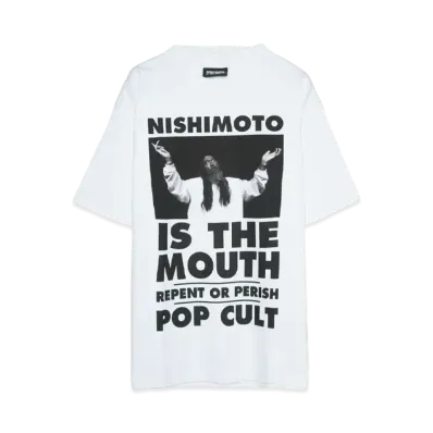 NISHIMOTO IS THE MOUTH POP-CULT S/S TEE "WHITE"